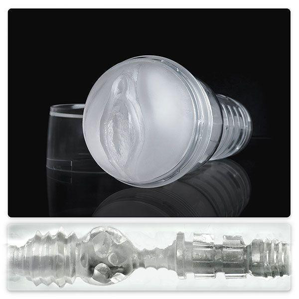 Мастурбатор-вагина Fleshlight Ice Lady Crystal, полупрозрачный материал и корпус Sex Aura Киев - изображение 2