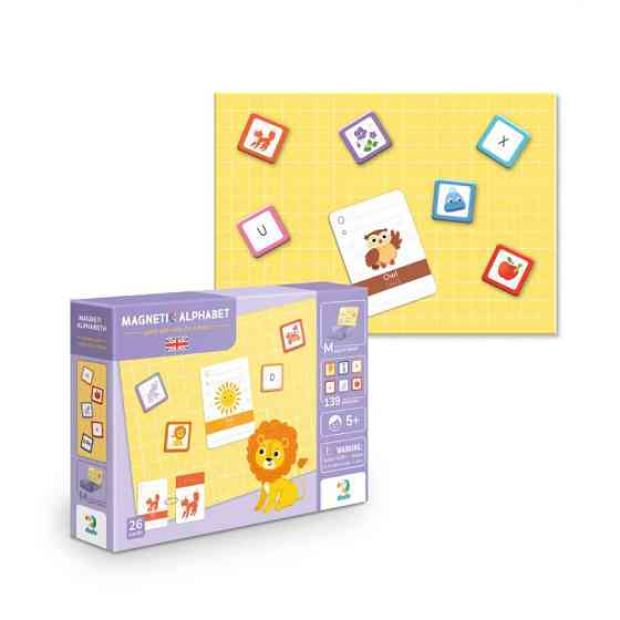 Розвиваюча магнітна гра "Англійська Азбука" DoDo 200214 Вінниця