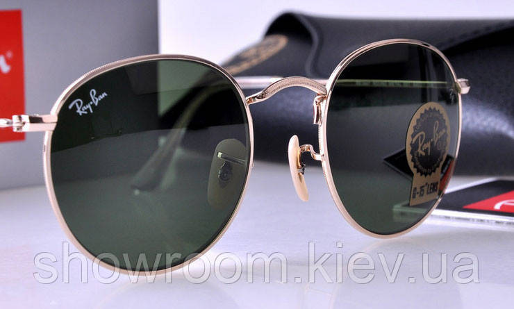 Женские солнцезащитные очки Ray ban round 3447 001 LUX Киев - изображение 2