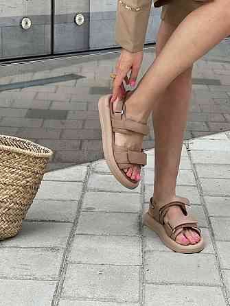 RONE Босоніжки жіночі RONE R-16 капучіно (літо, шкіра натуральна) (5149) Коломия