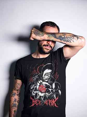 Футболка для мальчика аниме Берсерк Гутс Гриффитх Сакрифике оверсайз (рост от 165 до 180 ) Черний AnimeJ0335m Днепр