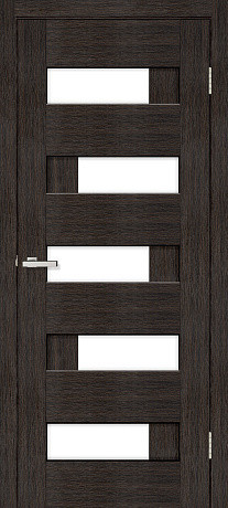 Міжкімнатні двері Оміс Доміно ЗС Венге 600х2000 мм Київ - фото 1