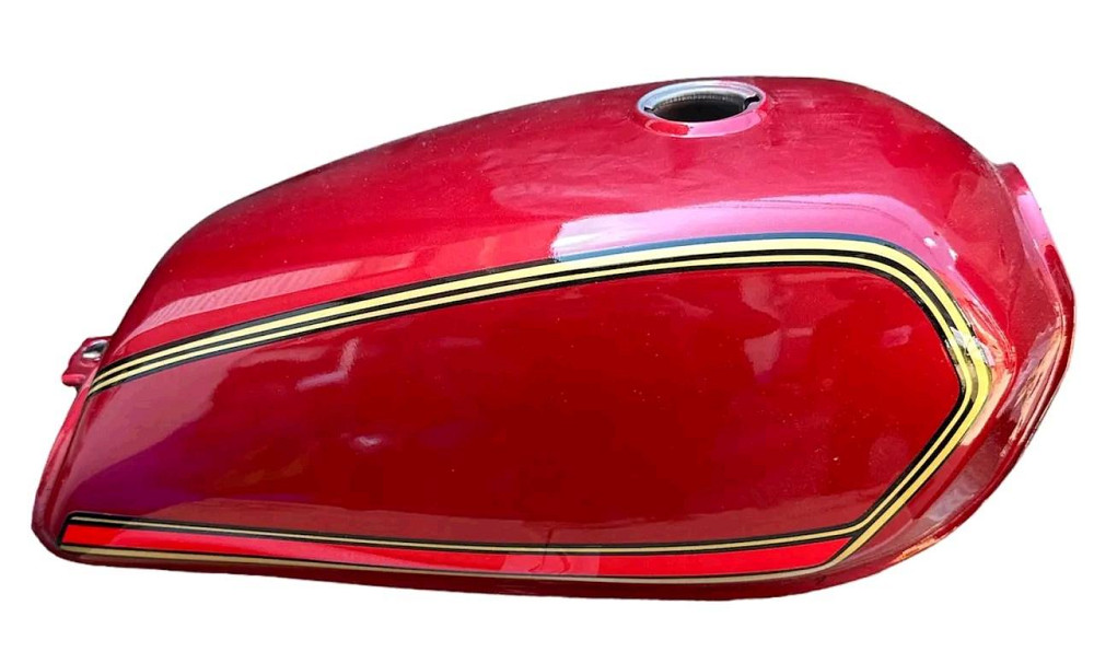 Бак паливний мотоцикл Альфа (червоний) Мукачево - фото 1