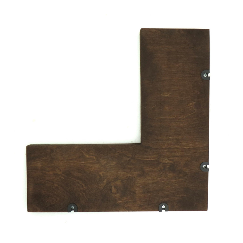 Угловая настенная полка 