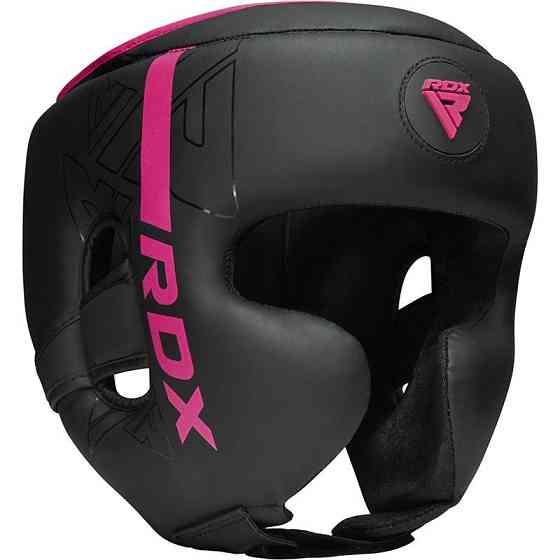 Боксерський шолом RDX F6 KARA Matte Pink S Кам'янське