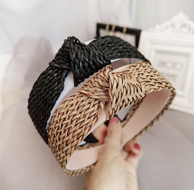 Обруч із соломи для волосся Київ - фото 2