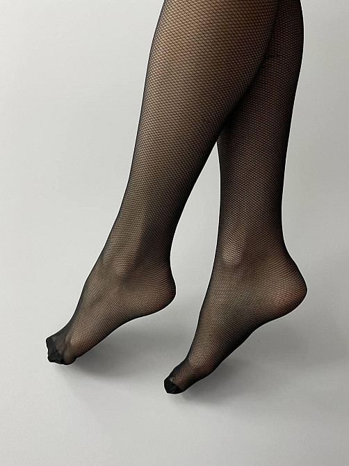 Колготки Santa Fishnet 20 den чорні, сіточка Чернівці - фото 1