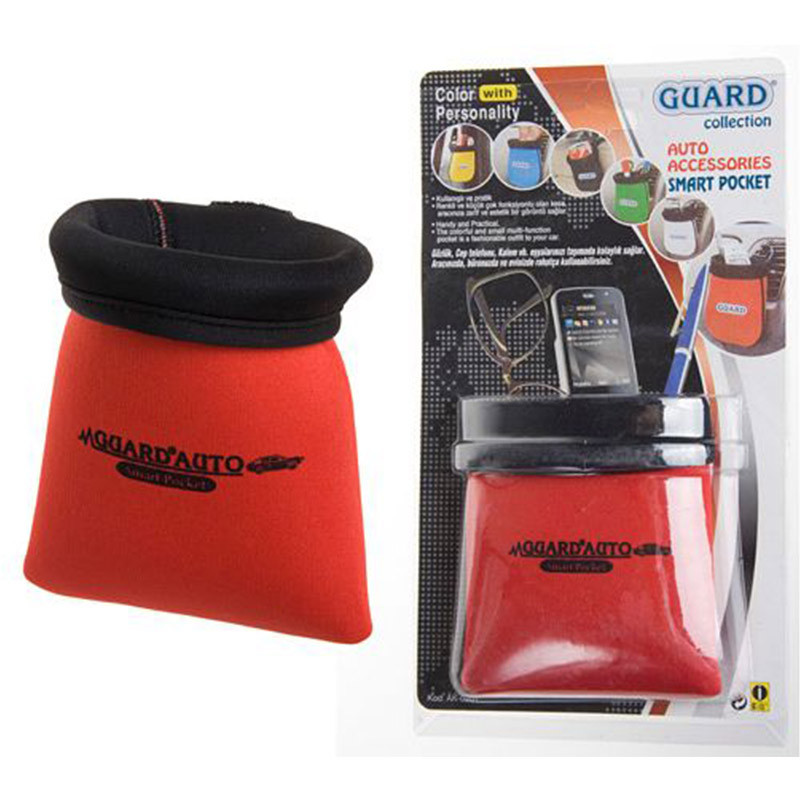 Тримач автомобільний для телефону "мішочок" (11х12см) червоний Guard Київ - фото 1