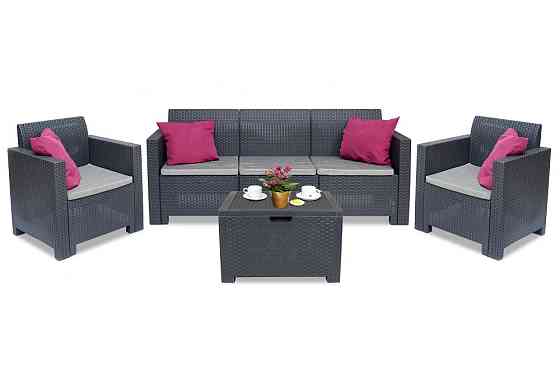 Набор садой мебели BICA Nebraska 3, графит Киев