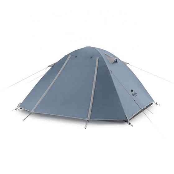 Палатка трехместная Naturehike P-Series NH18Z033-P 210T/65D, темно-синяя Киев