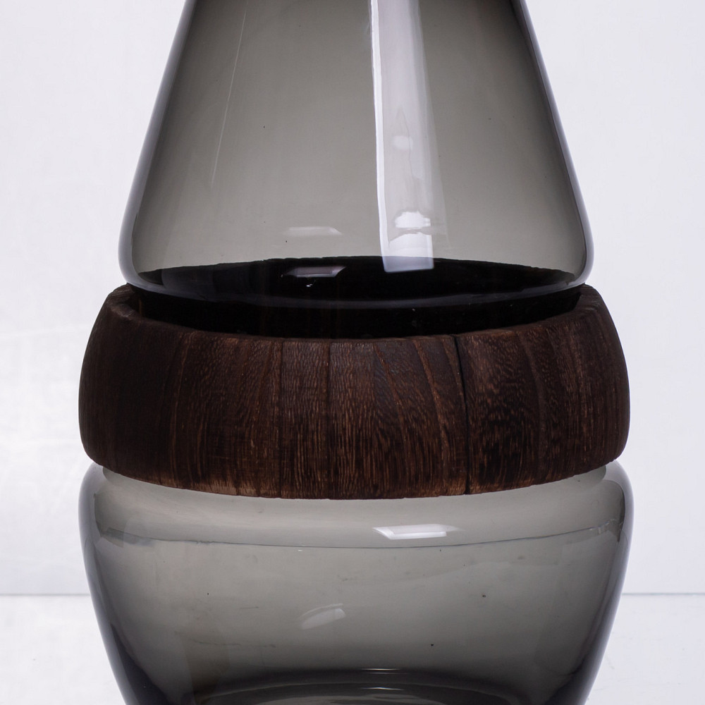 Yiwu Скляна ваза з деревом кругла прозора HP-32-6 Коломыя - изображение 3