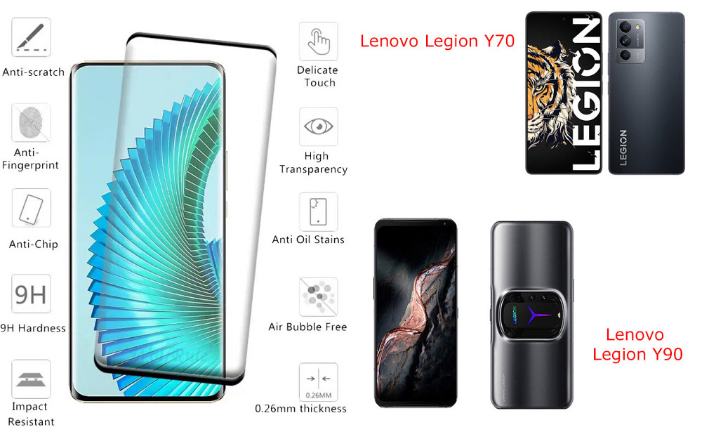 Захисне скло HyperGlass Pro для Lenovo Legion Y70, Legion Y90 – максимальна чутливість та захист Київ - фото 2