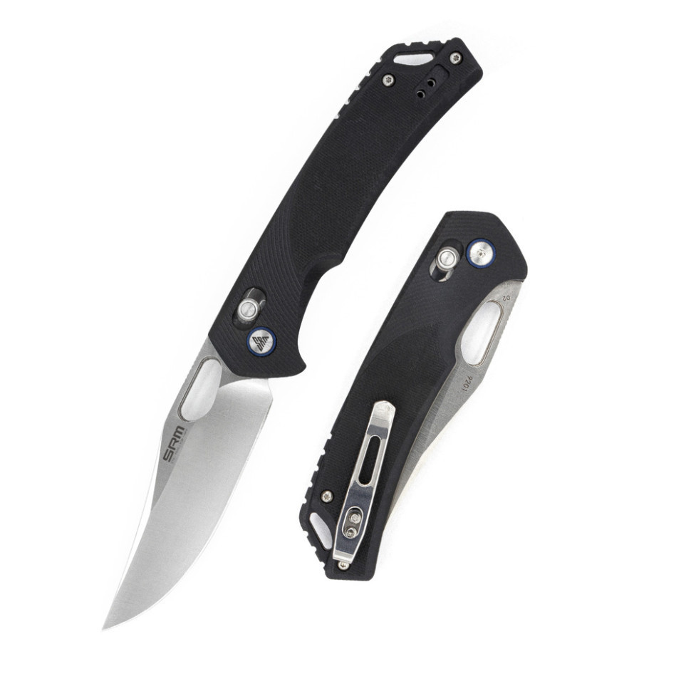 Нож складной SRM Retriever 9201, черный Киев - изображение 5