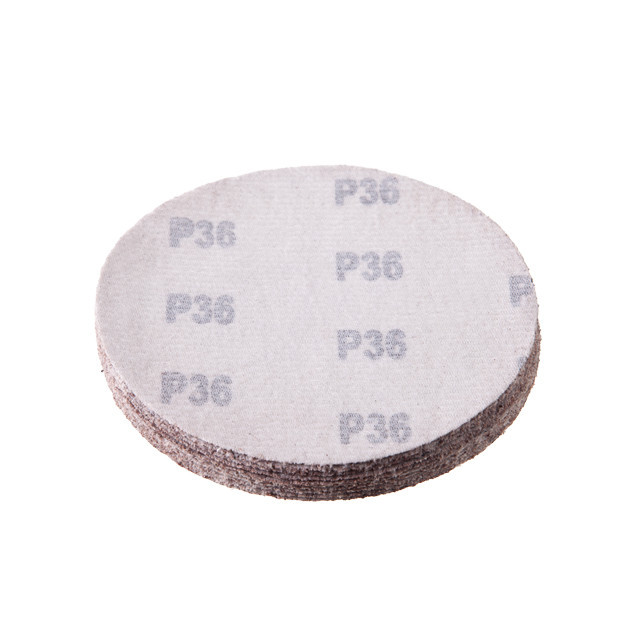 Круг наждаковий на липучці 125 мм, папір клас E, щільність 220 г/м², К36, 10 од. INTERTOOL BT-0552 Київ - фото 3