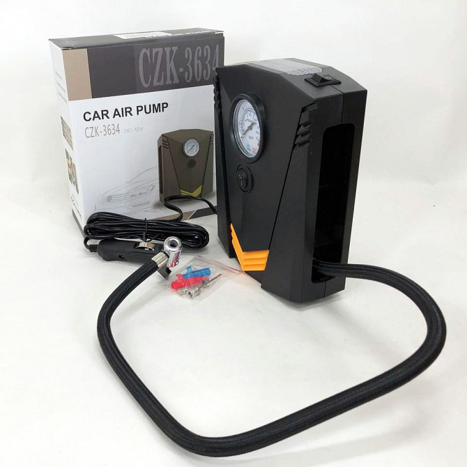 Портативний акумуляторний pump 12V, Компресори для накачування шин, Компресор автомобільний HI-542 12 вольт Київ - фото 7