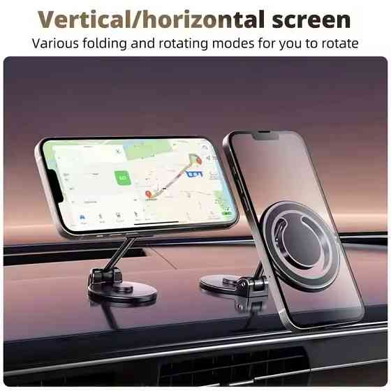 Тримач автомобільний, магнітний під телефон JKM01, чорний Кам'янець-Подільський