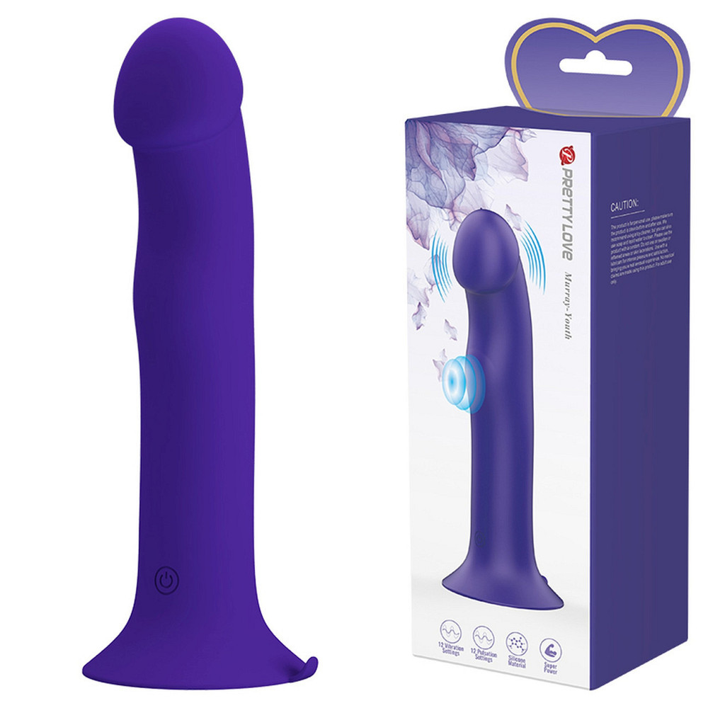 Вібратор PRETTY LOVE Murray - Youth, 12 pulse wave settings 12 vibration functions Suction base Sex Aura Київ - фото 1