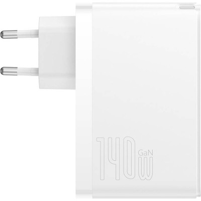 Зарядний пристрій Baseus GaN5 Pro Fast Charger 2C+U 140W + Cable 1.0m Type-C 240W white (CCGP100202) Вінниця - фото 8