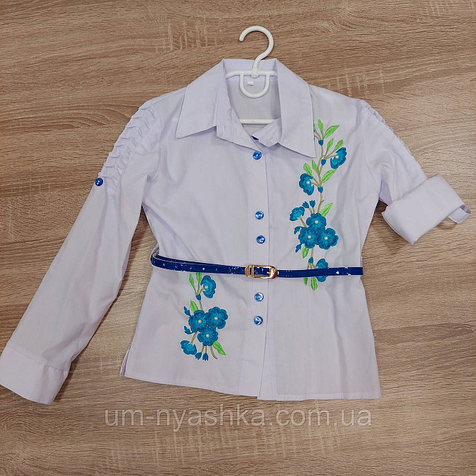 Шкільна сорочка з вишивкою 134-146 Кривий Ріг - фото 3