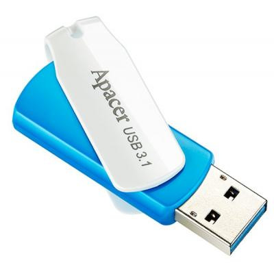 USB флеш накопитель Apacer 64GB AH357 Blue USB 3.1 (AP64GAH357U-1) Винница - изображение 5