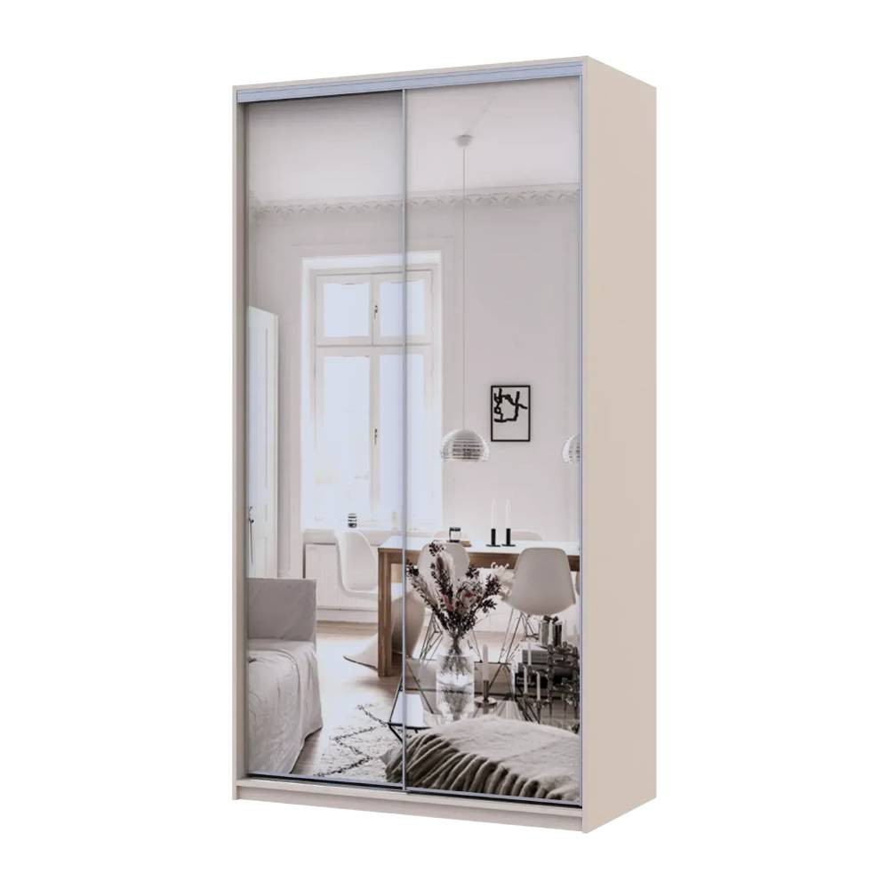 Шкаф-купе Doros Сити Лайт Кашемир 2 зеркала 120х60х225 (80736341) Днепр - изображение 3