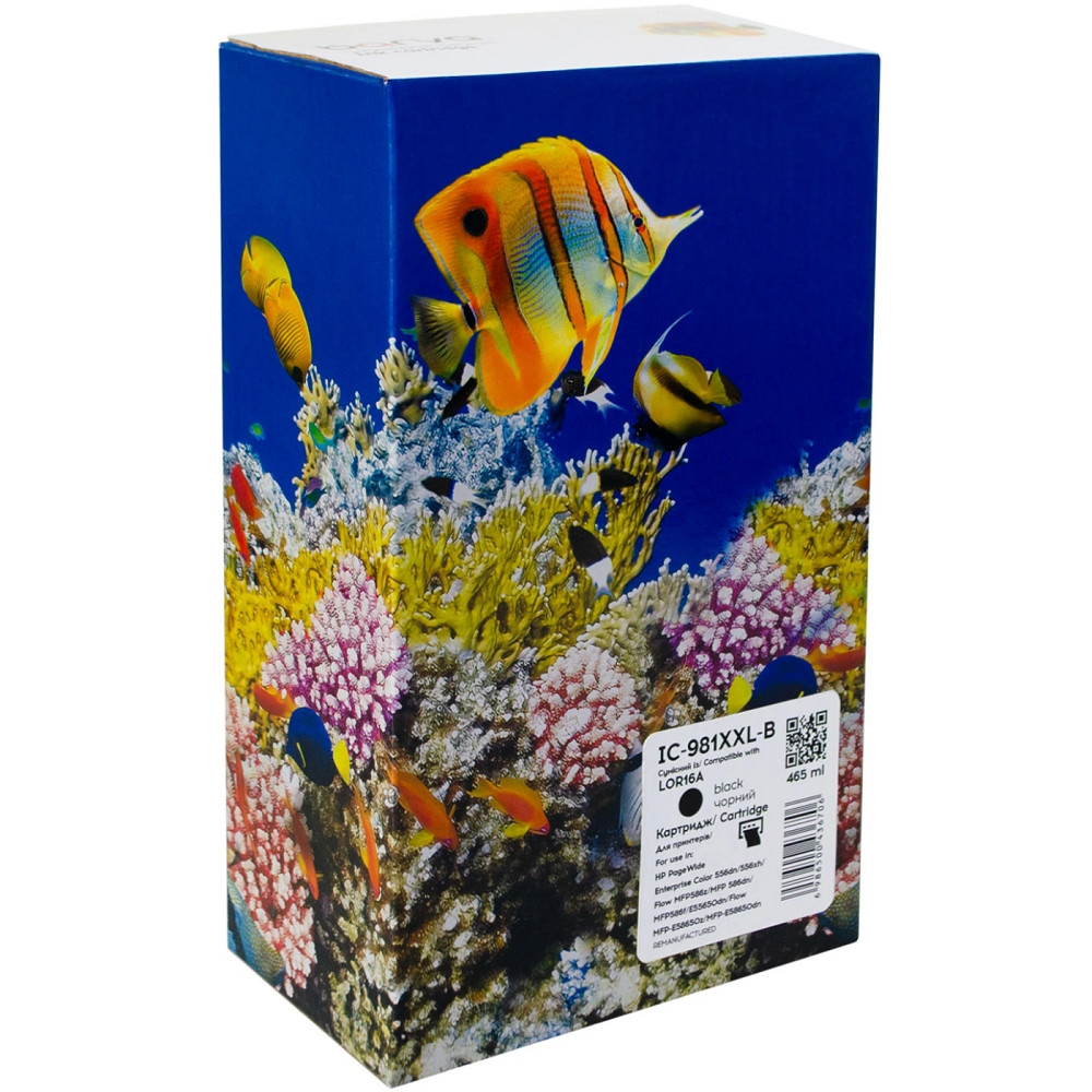 Картридж сумісний HP 981Y (L0R16A) 21000 арк, чорний Barva (IC-981XXL-B) Вінниця - фото 1