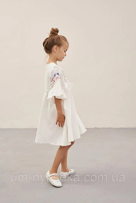 Дитяче вишите плаття "Зайчики" Кривий Ріг - фото 5