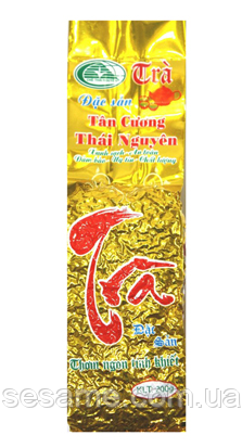 В'єтнамський Зелений чай Чисань (преміум класу) Dac Sun Tan Cuong Thai Nguyen(Вакуум) 200г Харків - фото 1