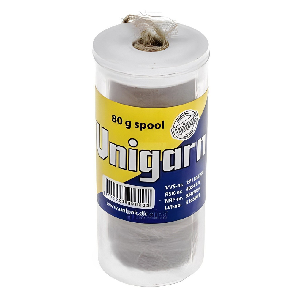 Пакля, льон сантехнічний Unigarn  80g UNIPAK (катушка в тубусі) Тернополь - изображение 1