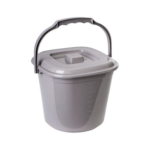 Відро 6л з кришкою пластик какао Smart Алеана Житомир - фото 1