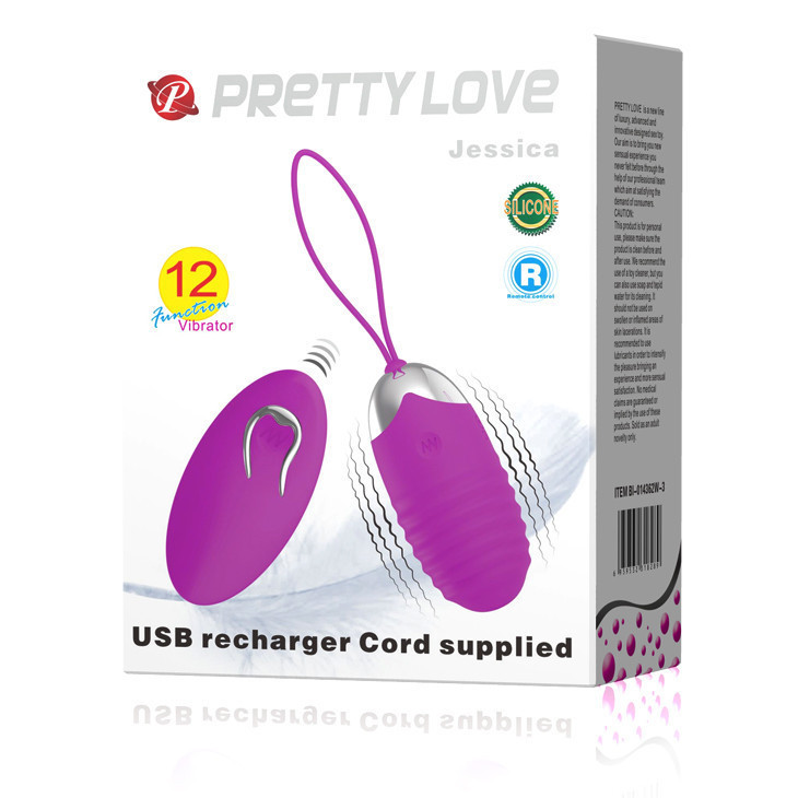Віброяйце - Pretty Love Jessica Vibrating Egg Purple Sex Aura Київ - фото 9