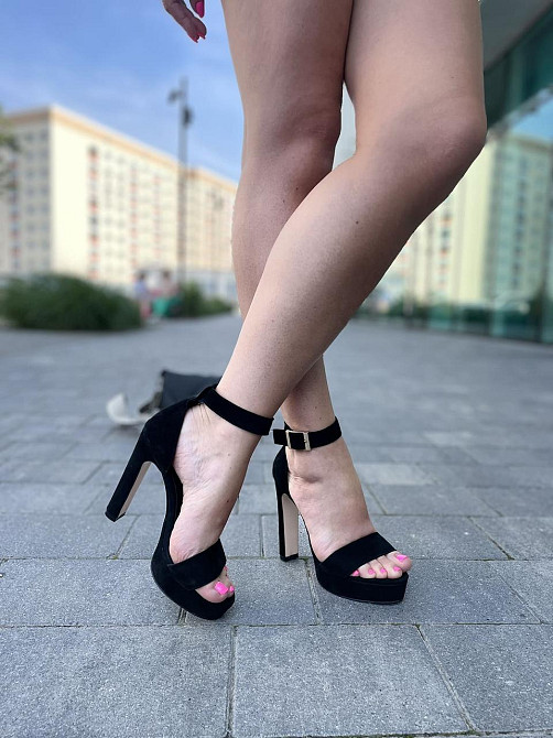 SANTINI Босоніжки жіночі SANTINI 951081-21 чорні (літо, замша натуральна) (3793) 36р.38р.39р. Коломия - фото 3