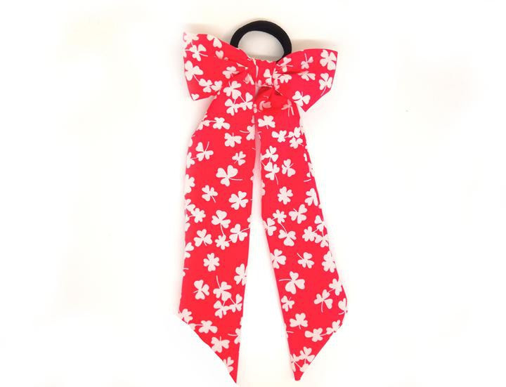 Резинка на хвост летняя с бантом Клевер Киев - изображение 1