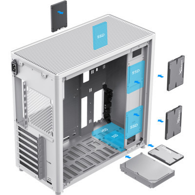 Корпус Gamemax MeshBox PRO WT Винница - изображение 5