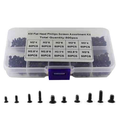 Гвинти мікрогвинти потайні для ноутбуків M2 M2.5 M3, 500шт, набір Вінниця