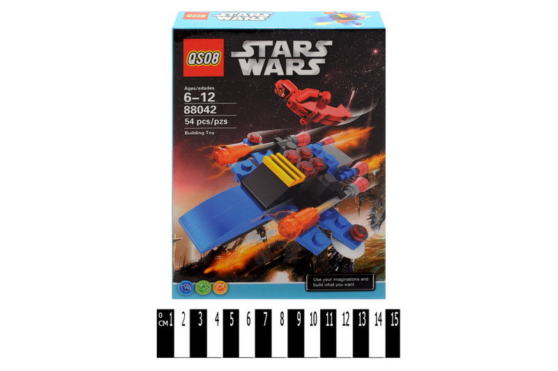 Конструктор 56 дет. "QS08""STAR WARS" р.19*14,5*3,5 см, 88042 , шт Київ - фото 1
