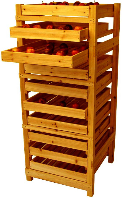 Стелаж для овочів і фруктів "Блекбері 10" каррі Миколаїв - фото 1