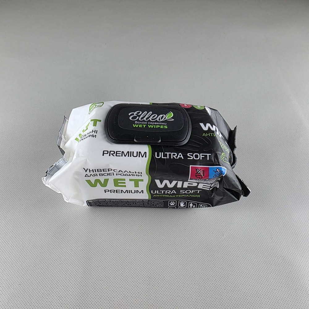 Влажная салфетка 120 шт с клапаном 