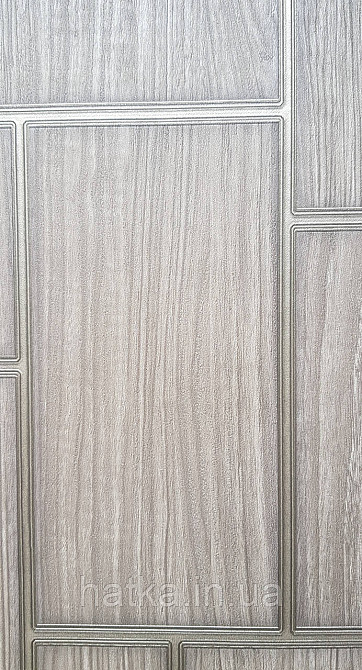 Шпалери вінілові на флізеліні AdaWall Roka 1.06х10 під плитку структурні сірі смужки біле золото 23108-4 Київ - фото 2