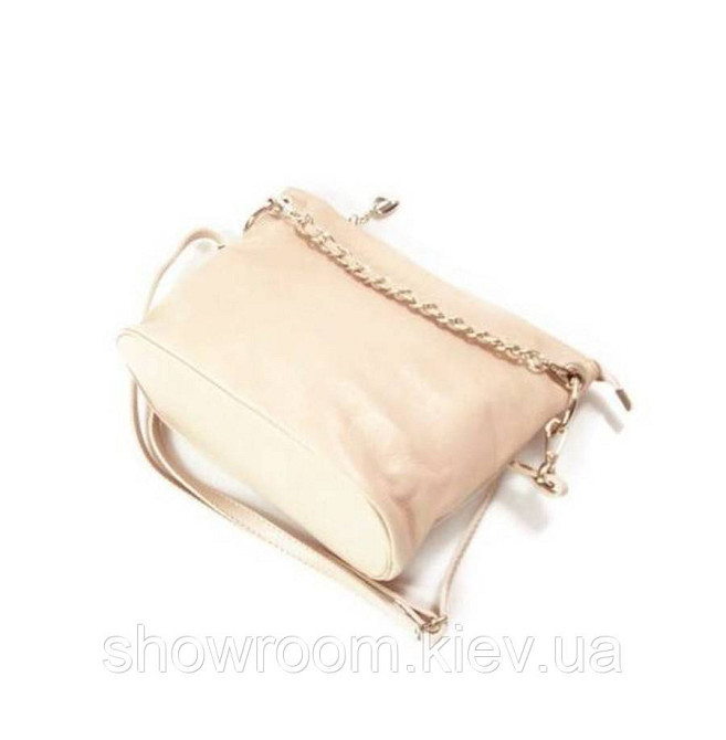 Жіноча шкіряна сумочка Laura Biaggi (2802) powder Київ - фото 2