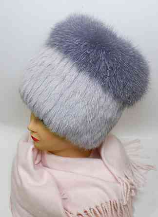 Шапка женская меховая кубанка Rex Медея Серый Харьков