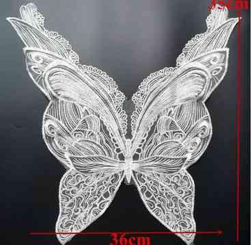 Аплікація на одяг Метелик білий Київ