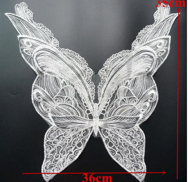 Аплікація на одяг Метелик білий Київ - фото 2