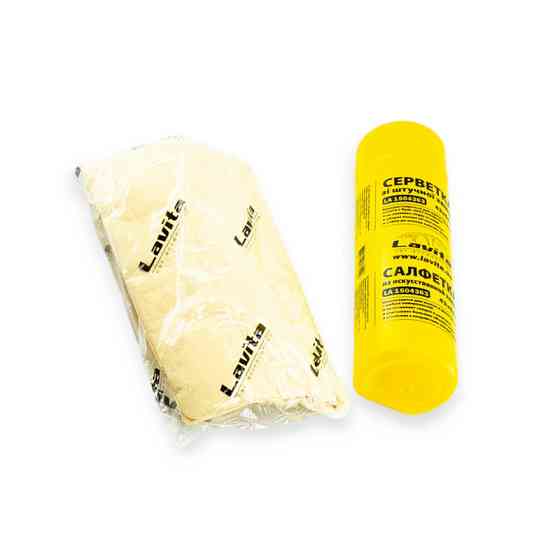 Серветка вправний. замша в тубі (42х64) жовта протир. Мукачево