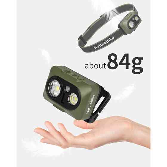 Ліхтар налобний Naturehike CNK2450ZM010, зелений Киев