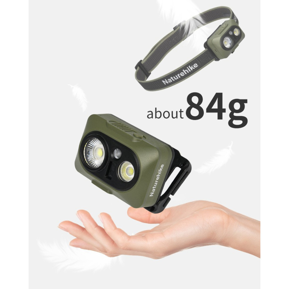 Ліхтар налобний Naturehike CNK2450ZM010, зелений Киев - изображение 2