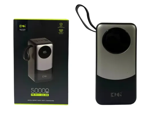 Зовнішній акумулятор Power Bank KP KPG-502 50000 мАг 22.5W QC3.0, 4USB+2Type-C, дисплей Одеса