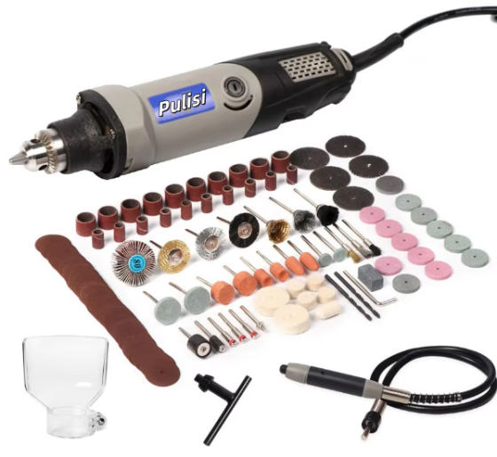 Мини-дрель с гибким валом и аксессуарами HILDA Киев