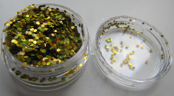 Прикрашання для дизайну нігтів "Брокард", колір золотий Київ - фото 3