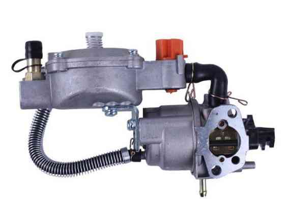 Карбюратор із газовим редуктором на бензиновий двигун мотоблок 168F Мукачево